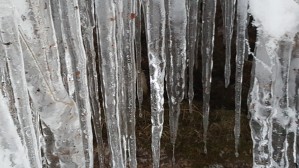 Mountains of icicles